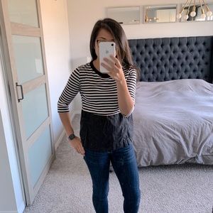 Zara Stripe Top Size M 🎄